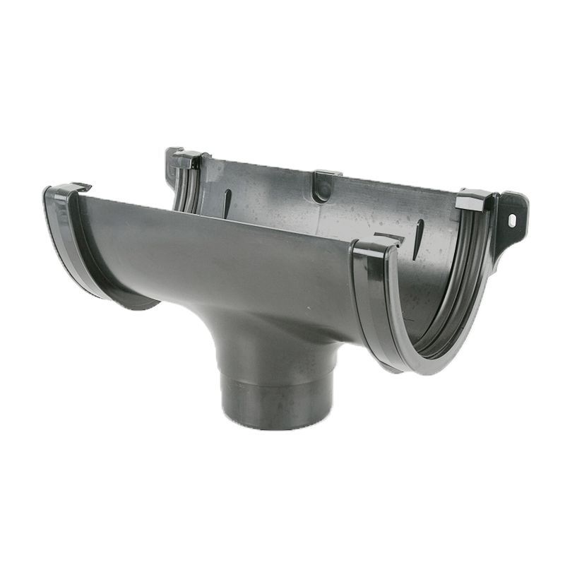 Product image for Brett Martin Plastic Guttering Deepstyle Industrial Running Outlet 170mm - Grey