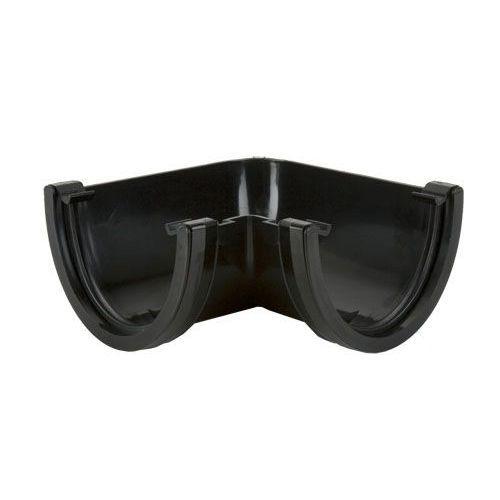 Product image for Brett Martin Plastic Guttering Deepstyle Industrial 90 Degree Angle 170mm - Black