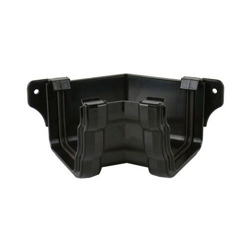 Product image for Brett Martin Plastic Guttering Ogee Prostyle 45 Degree Internal Angle 106mm - Black