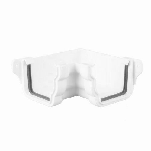 Product image for Brett Martin Plastic Guttering Ogee Prostyle 90 Degree Internal Angle Arctic White