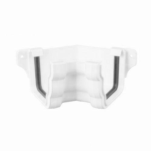Product image for Brett Martin Plastic Guttering Ogee Prostyle 45 Degree Internal Angle Arctic White