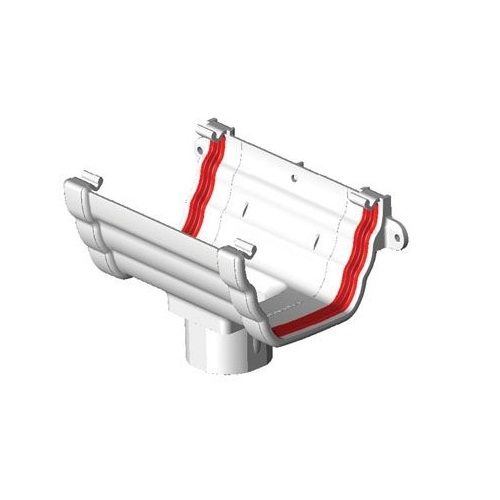 Product image for Freeflow Ogee Style Gutter Running Outlet - Caramel