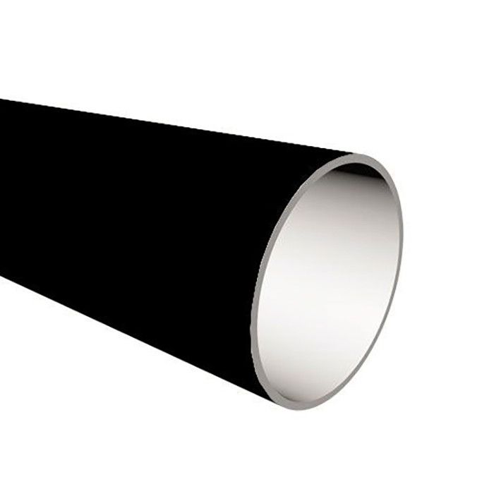Product image for Freeflow Round Plastic Downpipe Length 2.75m - Black