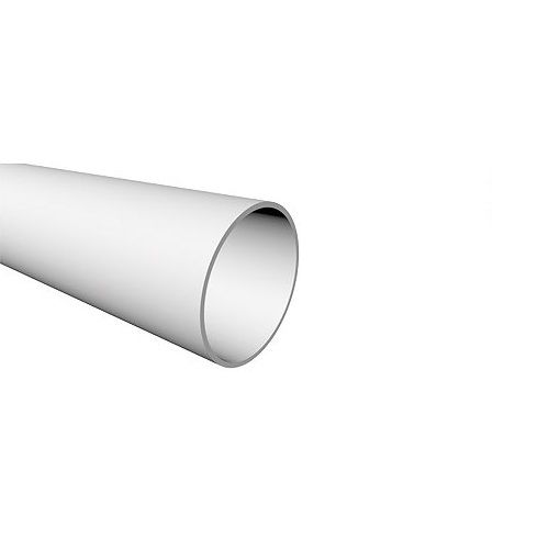 Image of Freeflow Round Plastic Downpipe Length 5.5m Black