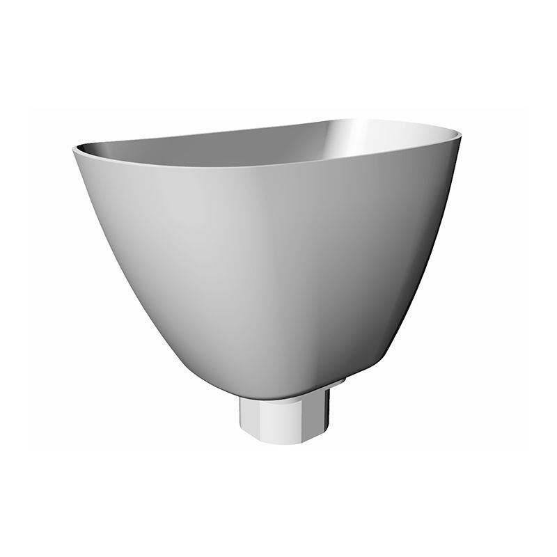 Product image for Freeflow Round Plastic Downpipe Hopper - Black