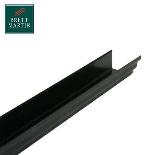Product image for Cascade Cast Iron Style 106mm x 2m Plastic Prostyle Guttering - Black