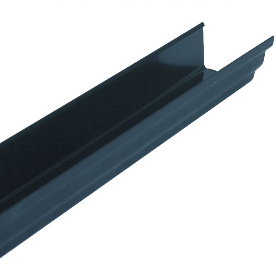 Product image for Cast Iron Style OG Plastic Gutter 106mm x 4m - Anthracite Grey
