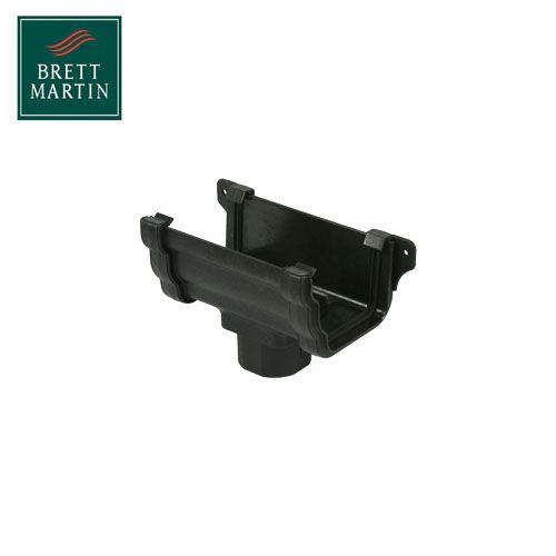 Product image for Cascade Cast Iron Style 106mm Plastic Prostyle Running Outlet - Black