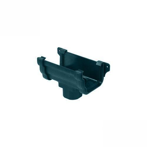 Product image for Cascade Cast Iron Style 106mm Plastic Prostyle Running Outlet - Green