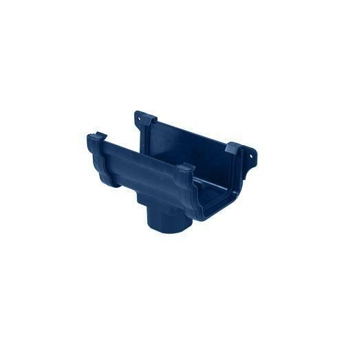Product image for Cascade Cast Iron Style 106mm Plastic Prostyle Running Outlet - Blue