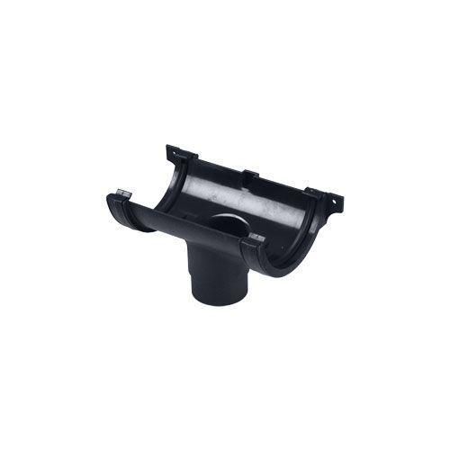 Product image for Cascade Cast Iron Style 112mm Roundstyle Running Outlet - Grey