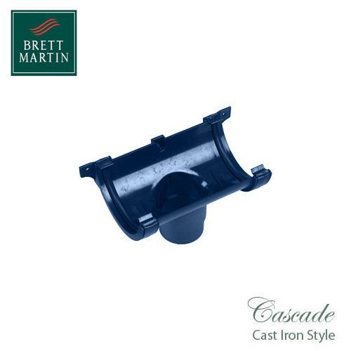 Product image for Cascade Cast Iron Style 112mm Roundstyle Running Outlet - Blue
