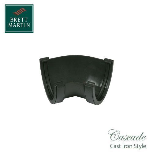 Product image for Cascade Cast Iron Style 115mm Deepstyle Fabricated Angle - Black