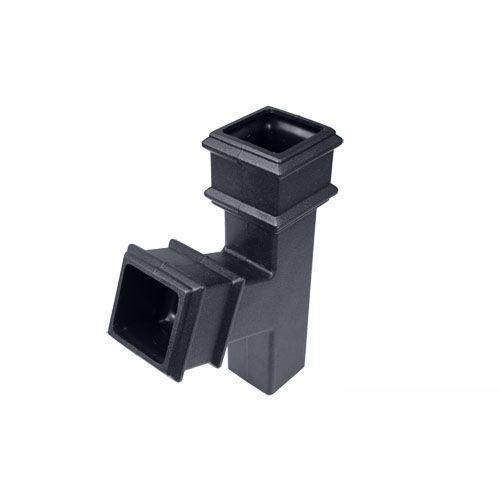 Product image for Cascade Cast Iron Style 65mm Plastic 112.5dg Branch - Grey