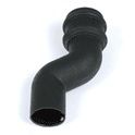 Image of Cascade Cast Iron Style 115mm Round Downpipe Offset Bend - Black