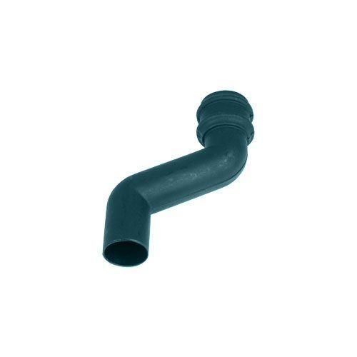 Product image for Cascade Cast Iron Style 150mm Round Downpipe Offset Bend - Green