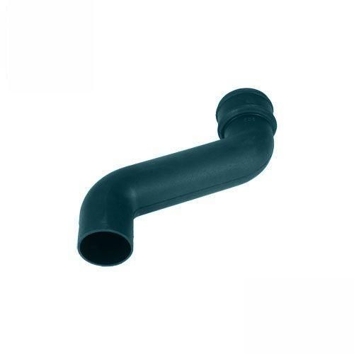Product image for Cascade Cast Iron Style 105mm Plastic Round 305mm Offset Bend (Green)