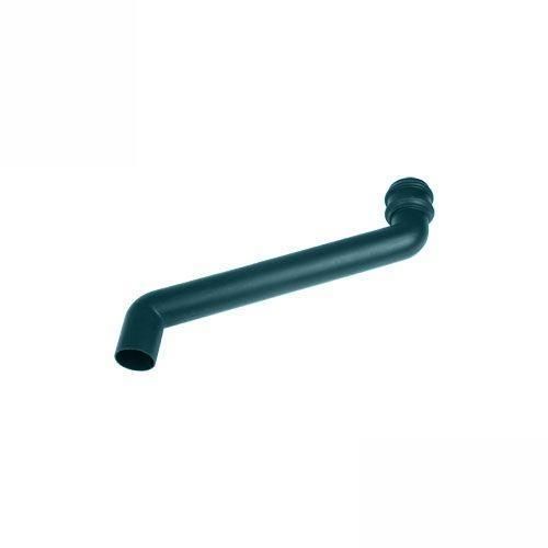 Product image for Cascade Cast Iron Style 105mm Plastic Round 455mm Offset Bend (Green)