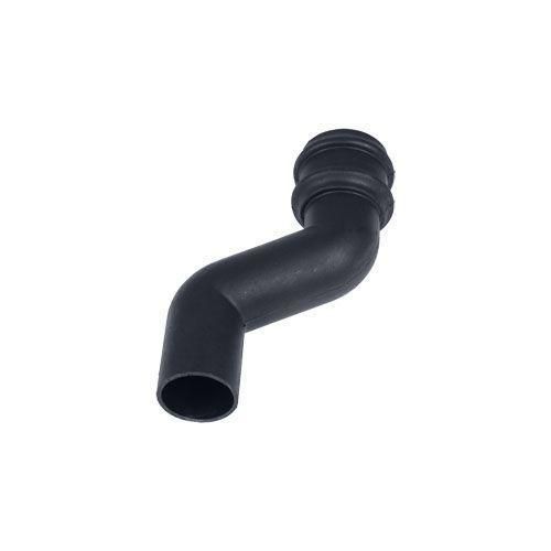 Product image for Cascade Cast Iron Style 105mm Plastic Round 115mm Offset Bend (Grey)