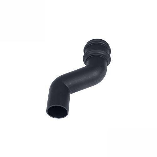 Image of Cascade Cast Iron Style 115mm Round Downpipe Offset Bend - Grey