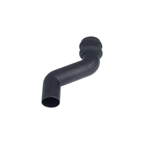 Product image for Cascade Cast Iron Style 150mm Round Downpipe Offset Bend - Grey