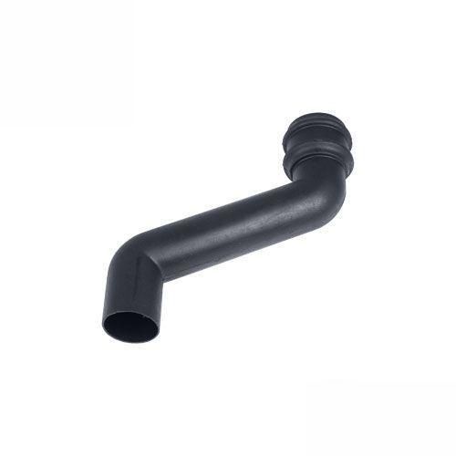 Product image for Cascade Cast Iron Style 230mm Round Downpipe Offset Bend - Grey