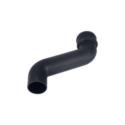 Product image for Cascade Cast Iron Style 105mm Plastic Round 305mm Offset Bend (Grey)