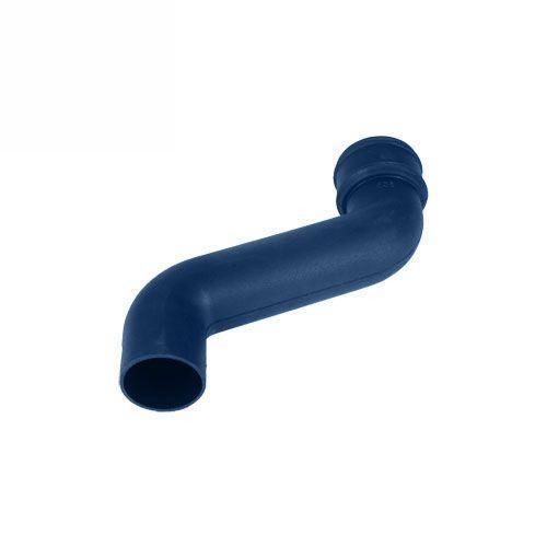 Product image for Cascade Cast Iron Style 105mm Plastic Round 305mm Offset Bend (Blue)