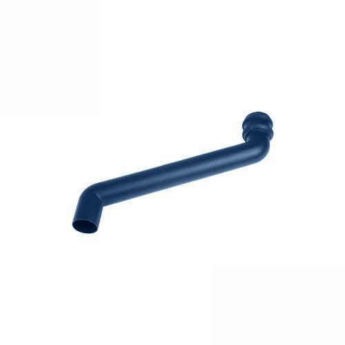 Product image for Cascade Cast Iron Style 105mm Plastic Round 455mm Offset Bend (Blue)