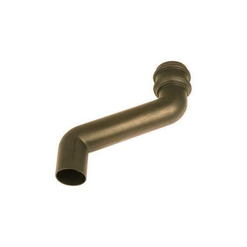 Product image for Cascade Cast Iron Style 230mm Round Downpipe Offset Bend - Sand
