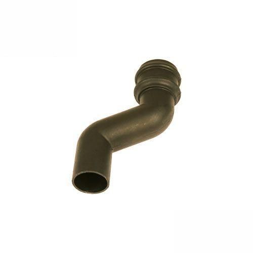 Product image for Cascade Cast Iron Style 105mm Plastic Round 115mm Offset Bend (Sand)