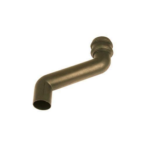 Product image for Cascade Cast Iron Style 105mm Plastic Round 230mm Offset Bend (Sand)