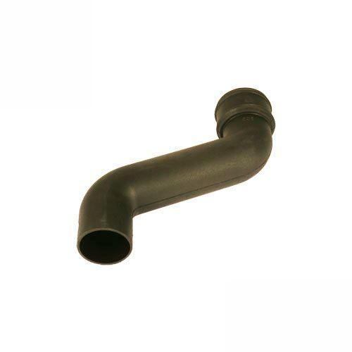 Product image for Cascade Cast Iron Style 105mm Plastic Round 305mm Offset Bend (Sand)