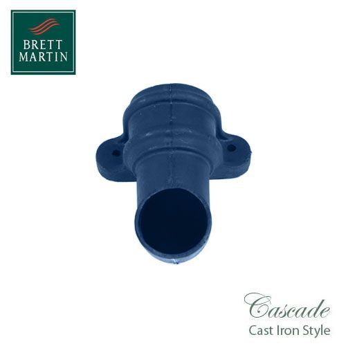 Product image for Cascade Cast Iron Style 68mm Plastic Handed Shoe With Lugs L/H - Blue