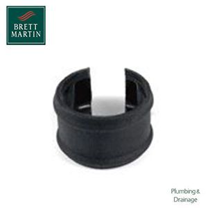 Product image for Cascade Cast Iron Style 110mm Optional Socket Shroud Plain (Black)