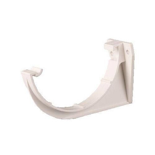 Product image for Brett Martin Plastic Guttering Half Round Style Fascia Bracket 112mm - White