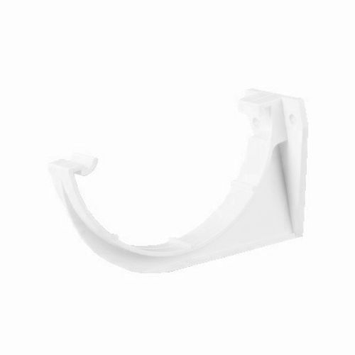 Product image for Brett Martin Plastic Guttering Half Round Style Fascia Bracket 112mm - Arctic White
