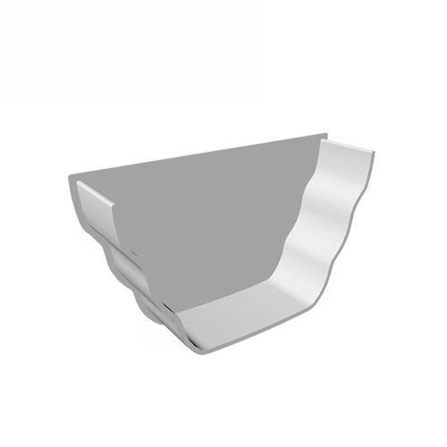 Product image for Freeflow Ogee Style Plastic Guttering Internal Stopend - White