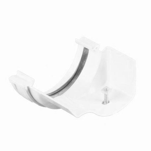 Product image for Brett Martin Plastic Guttering Half Round Style to Ogee CI Adaptor RH 112mm - White