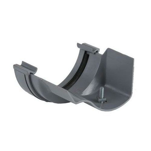 Product image for Brett Martin Plastic Guttering Half Round Style to Ogee CI Adaptor RH 112mm - Grey