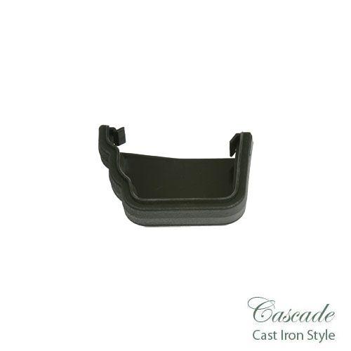 Product image for Cast Iron Style 106mm Prostyle External Stopend L/H - Black