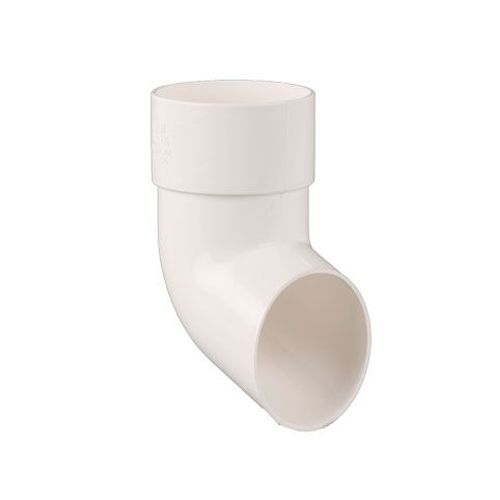 Product image for Brett Martin Plastic Guttering Round Style Downpipe Shoe 68mm - White