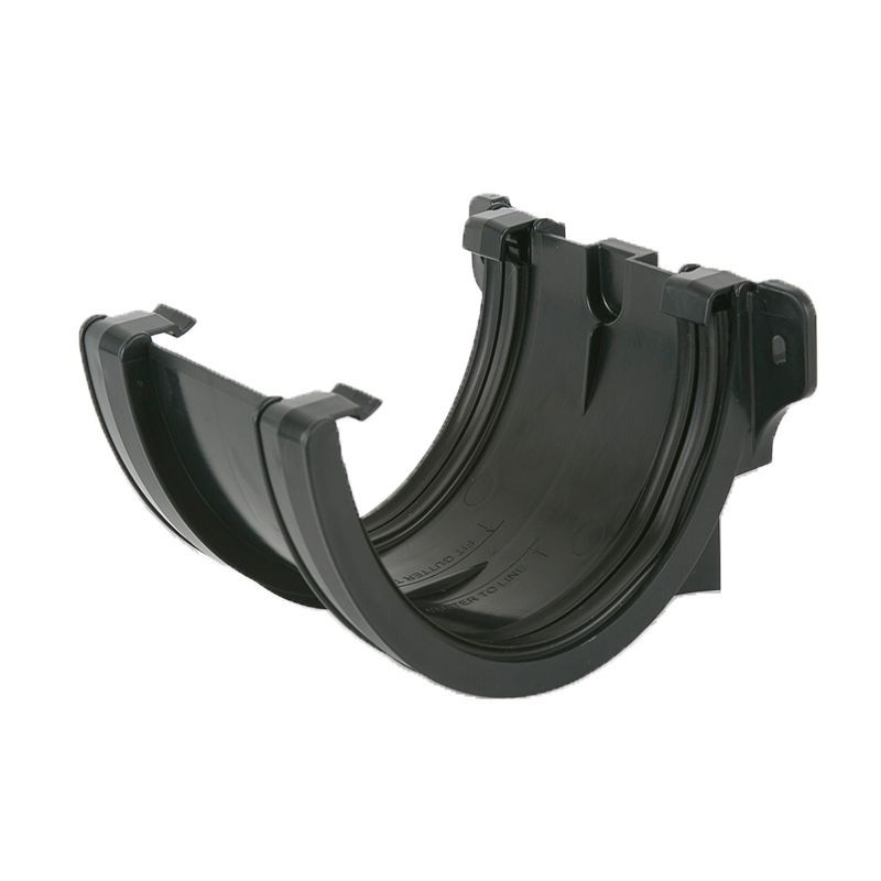 Product image for Brett Martin Plastic Guttering Deepstyle Industrial Union Bracket 170mm - Black