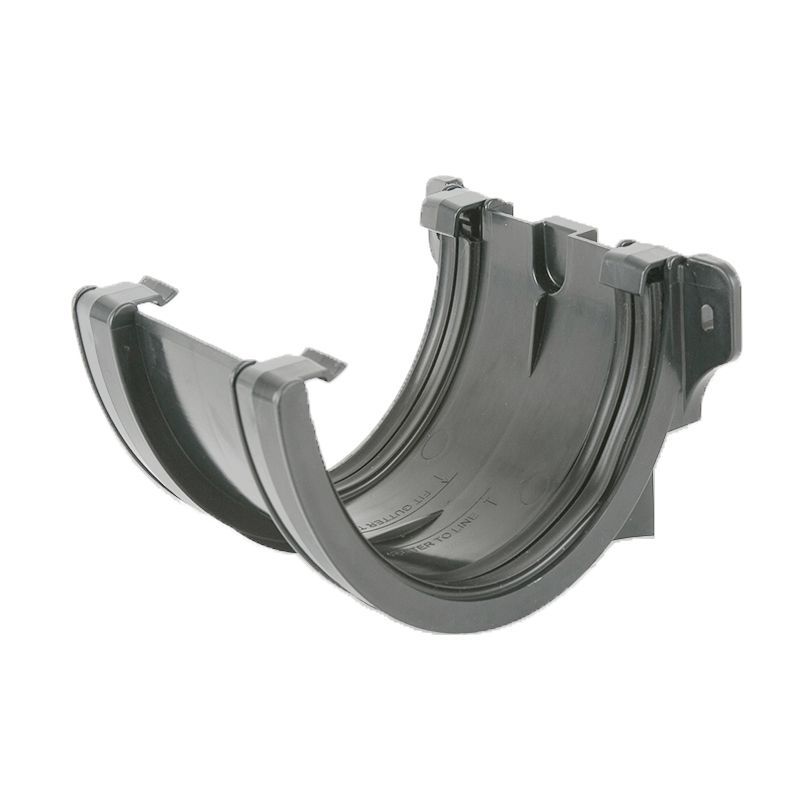 Product image for Brett Martin Plastic Guttering Deepstyle Industrial Union Bracket 170mm - Grey