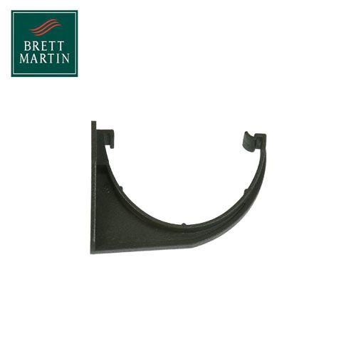 Product image for Cascade Cast Iron Style 115mm Plastic Deepstyle Fascia Bracket - Black