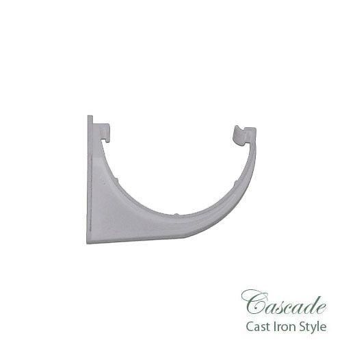 Product image for Cascade Cast Iron Style 115mm Plastic Deepstyle Fascia Bracket - White