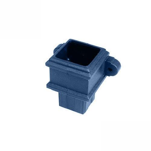 Product image for Cascade Cast Iron Style 65mm Plastic Pipe Coupler With Lugs - Blue