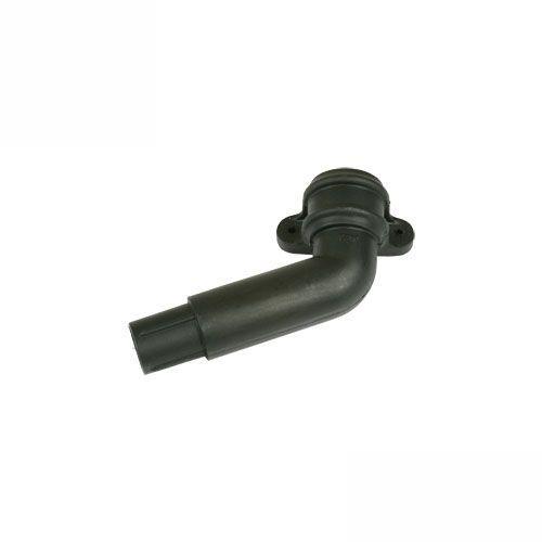 Product image for Cascade Cast Iron Style 68mm Plastic 112.5dg Spigot Bend L/H - Black