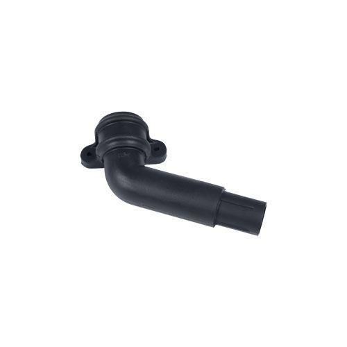 Product image for Cascade Cast Iron Style 68mm Plastic 112.5dg Spigot Bend R/H - Grey