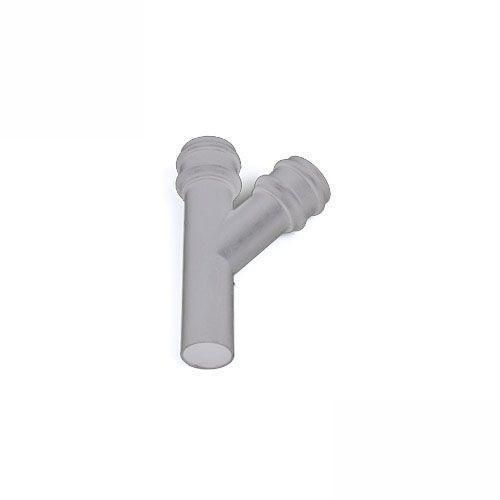 Product image for Cascade Cast Iron Style 68mm Plastic 112.5dg Branch - White